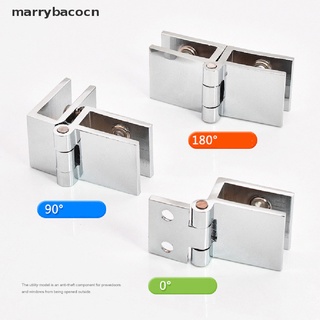 marrybacocn clip bilateral hogar fácil instalación abrazadera de vidrio zinc durable gabinete bisagra co (7)