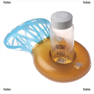 <Fudan> 1Pc Diamond Ring Inflatable Drink Holder Swimming Pool Drink Holders