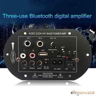 8 "/10 " Bluetooth Compatible Con La Placa Amplificadora USB FM TF Subwoofer Monophone Con Mando A Distancia elegancee