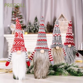 PRECOLL New Year Christmas Party Decor Long Beard Wine Bottle Dust Cover Gift Bag Home Xmas Natal Dinner Faceless Old Man