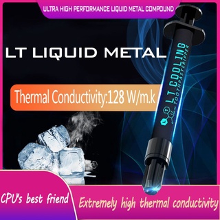 DEN LT-100 grasa térmica conductora de metal líquido para CPU GPU líquido de refrigeración ultra 128W/mK 1.5g 3g grasa compuesta para refrigeración (7)
