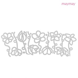 mayma flowers troqueles de corte de metal esténcil scrapbooking diy álbum sello tarjeta de papel grabado decoración artesanía
