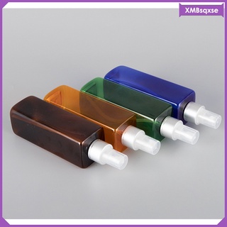 2 lote 8.5oz cuadrado perfume tóner spray botellas contenedor de agua mineral (1)