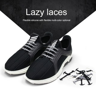 cordones de silicona plana sin lazo shoestring accesorios al aire libre para zapatilla de deporte gimnasio ocio zapatos blackpink2019 (6)