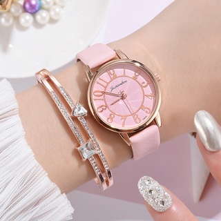 Reloj pulsera estudiante Simple Casual reloj de cuarzo moda para hombres y mujeres adornos de mano decoración (3)