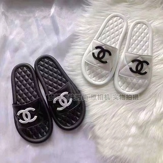 ¡ Listo Stock ! Chanel 2021 Verano Nuevo Ocio Cómodo Tendencia Flip Flop Zapatos Planos Mujeres (1)