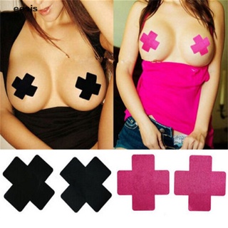 [eesis] 1 par de cubre pezones adhesivos sexy para mujeres, pétalos, pechos y pegatinas en forma de cruz dfhf (1)