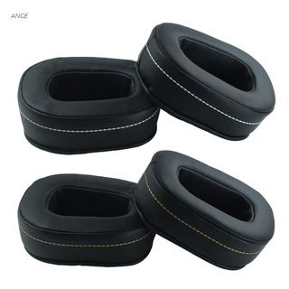 ANGE 2PCS Protein Leather Earpad Ear Cushion Cover for DENON AH-D600 AH-D7100 Headset
