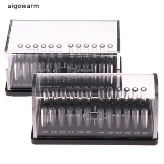 aigowarm ortodoncia dental redondo/rectangular arco de alambre titular organizador caso caja co