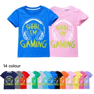 Verano nuevo estilo GANING niños manga corta camisa deportiva casual moda niños y niñas 2-15Y algodón T-shirt top