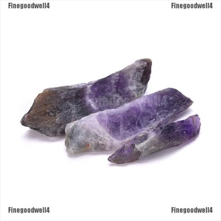 Finegoodwell4 100g Natural Purple Amethyst Point Quartz Crystal Rough Rock Specimen Healing, Brilliant