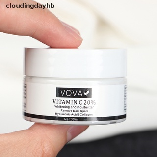 cloudingdayhb vova vitamina c 20% crema facial blanco eliminar manchas oscuras gel facial cuidado de la piel 30ml productos populares