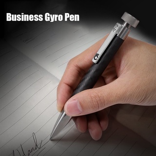 Cnedc pluma táctica de acero inoxidable de fibra de carbono multifuncional pluma de negocios Gyro Pen