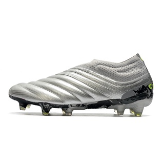 Adidas Copa Knitted Kappa White Orange 20+FG Nail Soccer Football Shoes Silver
