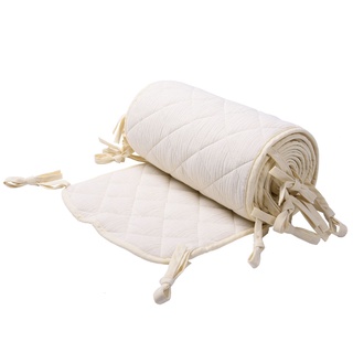 FL cama de bebé parachoques de doble cara desmontable recién nacido cuna alrededor de cuna Protector decoración (5)