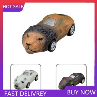 Ga | Mini Modelo De coche De dibujos animados De animales De fricción/juguete Educativo para niños