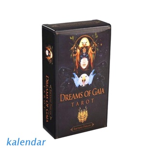 KALEN 81pcs Dreams of Gaia Cartas De Tarot Inglés Deck Oracle Family Party Juego De Mesa (1)