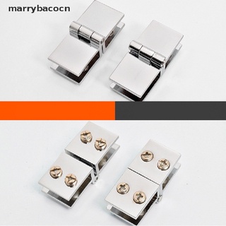 marrybacocn clip bilateral hogar fácil instalación abrazadera de vidrio zinc durable gabinete bisagra co (4)