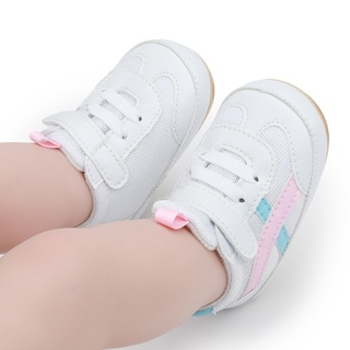 Walker babyshow Zapatos De Bebé Niño Niñas Zapatillas De Deporte Suela De Goma Antideslizante Transpirable Primer Caminante 0-18M (3)