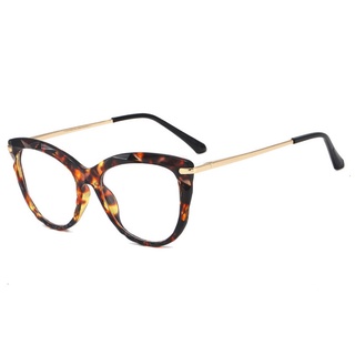 gafas de moda para mujer/lentes planos multifacéticos/lentes con marco de ojo de gato (4)