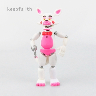 Keepfaith 6Pcs\/Set Five Nights At Freddy figura de acción Fnaf Bonnie Foxy Freddy Fazbear oso juguete modelo recuerdo para amigos