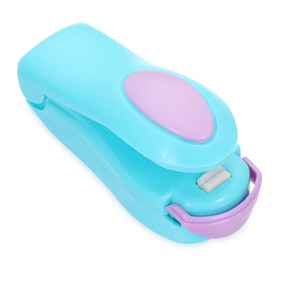 Fay plástico bolsa Clips hogar herramientas de cocina sellado|Sellador de bolsas portátil de Color caramelo de almacenamiento de alimentos sello de embalaje Mini sellador de calor/Multicolor (4)