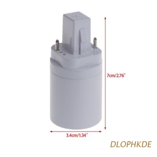 dlophkde g24 a e27 socket base tornillo led lámpara halógena bombilla adaptador convertidor