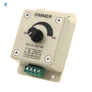 dc 12v-24v led dimmer controlador ajustar un color para 5050 3528 led tira