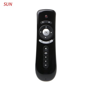 sun t2 fly air mouse 2.4g inalámbrico 3d gyro motion stick mando a distancia para pc smart tv