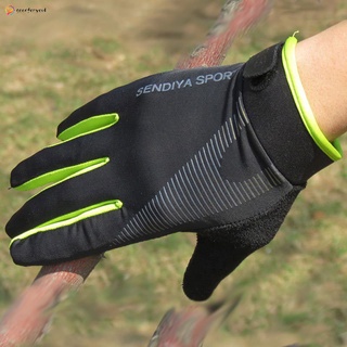 1 par de guantes de bicicleta dedo completo pantalla táctil hombres mujeres mtb guantes transpirables guantes de verano manoplas (8)