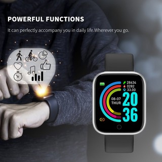 Smartwatch inteligente y68 D20/música/papelería/visor y Bluetooth USB y Monitor cardiaco (4)