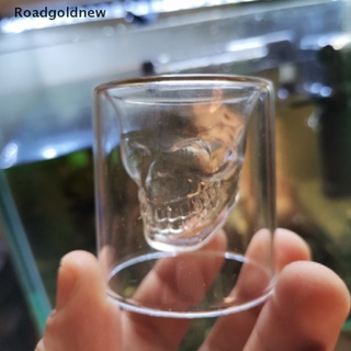 Rgn vaso Transparente De cristal con cabeza De calavera/copa De vino/cerveza Transparente Para regalo De Halloween (Roadgoldnew) (7)