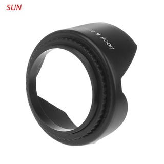 sun - campana de lente de pétalo de flor atornillada de 72 mm para cámara dslr nikon canon sony
