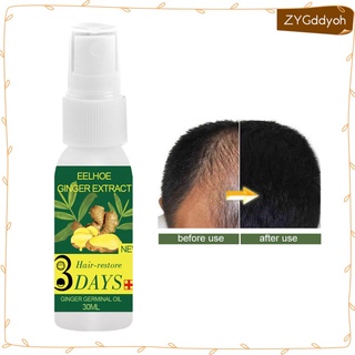 suero de aceite esencial de jengibre crecimiento spa 100% natural para la pérdida del cabello
