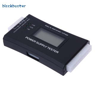 Blockbuster probador de fuente de alimentación Digital LCD de alta calidad para PC 20/24 Pin