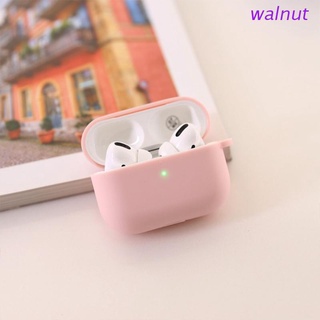 walnut Anti-fall Protective Case Shockproof Sleeve for Apple AirPods 2 / 3 Pro Wireless Earphone Headphone Blue Pink White (1)