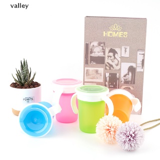 Valley 360 Degrees Rotated Baby Learning Drinking Cup Double Handle Leakproof Water Cup CO