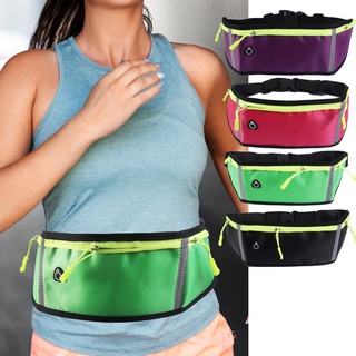bolsa impermeable reflectante para cintura, cubo invisible, deportes al aire libre, bolsa para correr