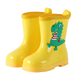 Zapatos de lluvia para niños antideslizantes botas de niñas de fondo suave extraíbles para niños de la escuela media de la escuela media de los niños [bfhf551.my10.28] (9)