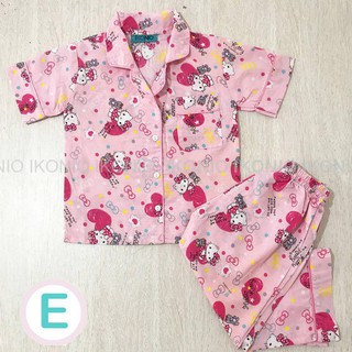 Honey BJ07 hello kitty - pijamas de algodón rosa para niñas