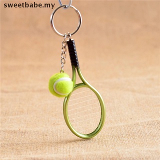 [sweetbabe] Llavero de Metal creativo 3D para raquetas de tenis/llavero de bola/llavero/llavero/llavero/llavero/llavero/lla