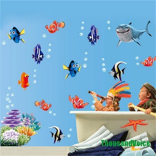 Milvice calcomanías De pared De pez/peces/extraíbles/extraíbles Para baño/baño/decoración del hogar
