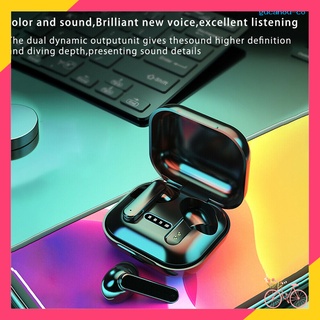 [GUC]W21 Bluetooth-compatible 5.0 Headset 9D Sound Support Call True Wireless Stereo Earphones for Smartphones