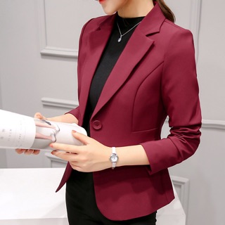 mujer traje de manga larga blazers abrigos ol business formal blazer para oficina señoras