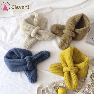 Clver al aire libre otoño invierno niños bebés niñas lindas bufanda suave bufanda de malla para el cuello/Multicolor
