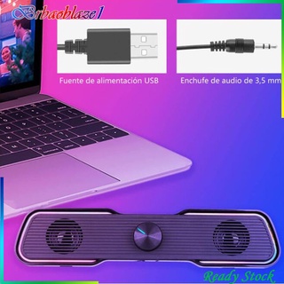 [BRBAOBLAZE1] Altavoz con Cable colorido sistema de Audio inteligente para juegos proyectores controlador