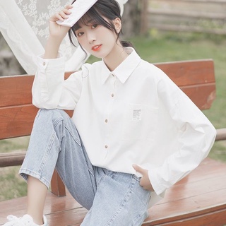 Camisa blanca mujer diseño minoría camisa de manga larga