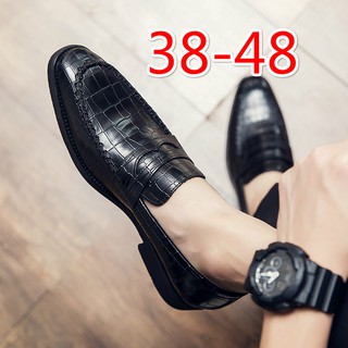 Zapatos De Cuero De Los Hombres Mocasines Para , Gran Tamaño De 45 46 47 48 Zapato Genuino