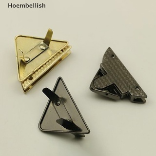 Hoe> 1 pieza de Metal triángulo prensa bloqueo de moda interruptor de bloqueo para bricolaje bolso bien