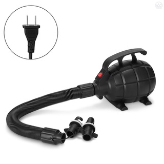 negro bomba de aire portátil conveniente pequeño tamaño hogar hogar camping utilidad herramienta de aire cama de aire estera de aire herramienta de inflación
